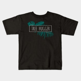 tree hugger - minimal & aesthetic nature lover design Kids T-Shirt